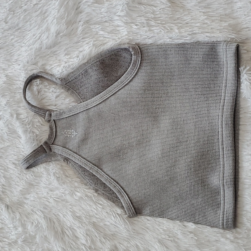 Free People Movement Happiness Runs Crop Heather Gray - Picture 3 of 11